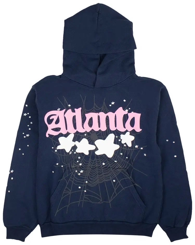 Sp5der Hoodie Navy 1:1