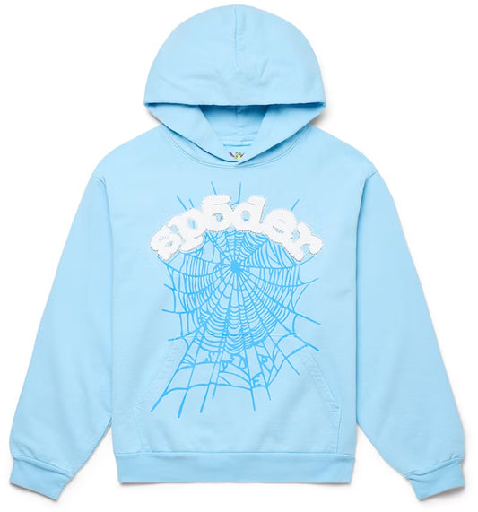 Sp5der Hoodie Sky Blue 1:1